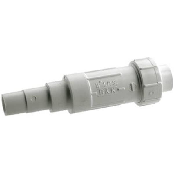 Gourmetgalley 511-53-112-112B 1.50 in. PVC Solvent Weld Adjustable Repair Coupling GO798988 - main